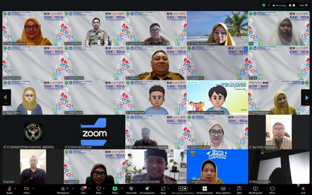 Sosialisasi dan Webinar Dalam Rangka HAKORDIA 2025