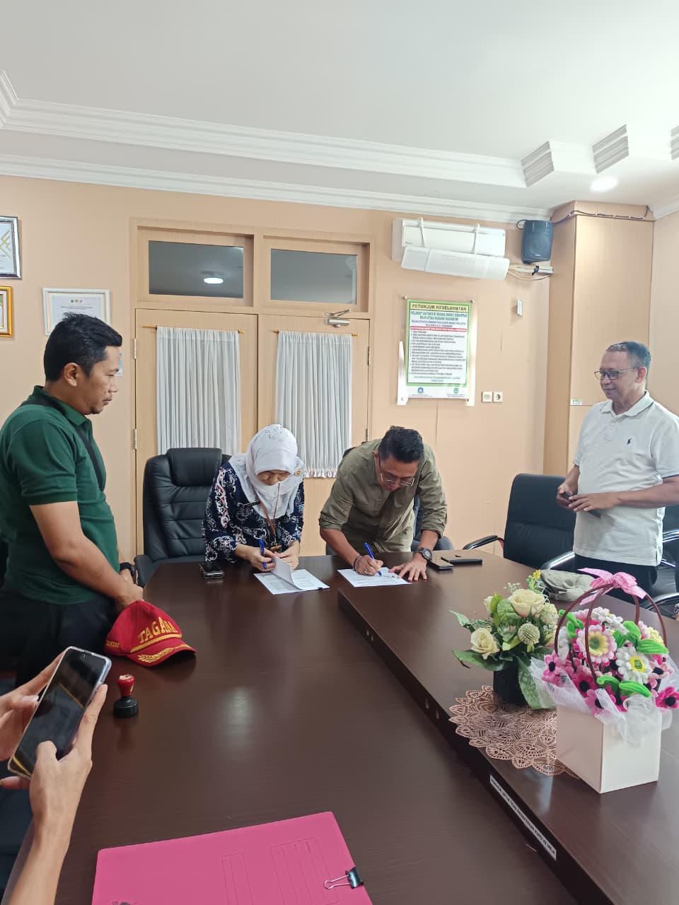 Penandatanganan Perjanjian Kerjasama Dengan Dinas Sosial Kota Balikpapan