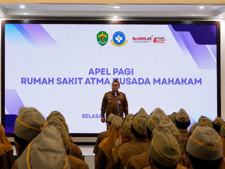 Pimpin Apel Pagi di RSJD AHM, Kadinkes Kaltim Tekankan Mutu Pelayanan sebagai Fondasi Kepercayaan Masyarakat