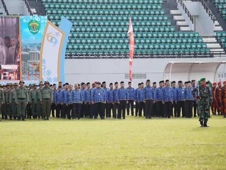 Upacara Peringatan Hari Ulang Tahun (HUT) ke-69 Provinsi Kalimantan Timur